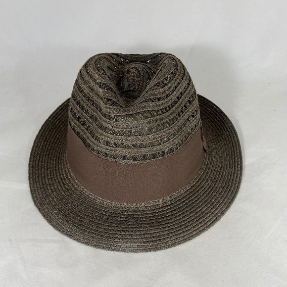 Scala Other - Scala Classic Fedora Pinch Front Hat 100% SISAL